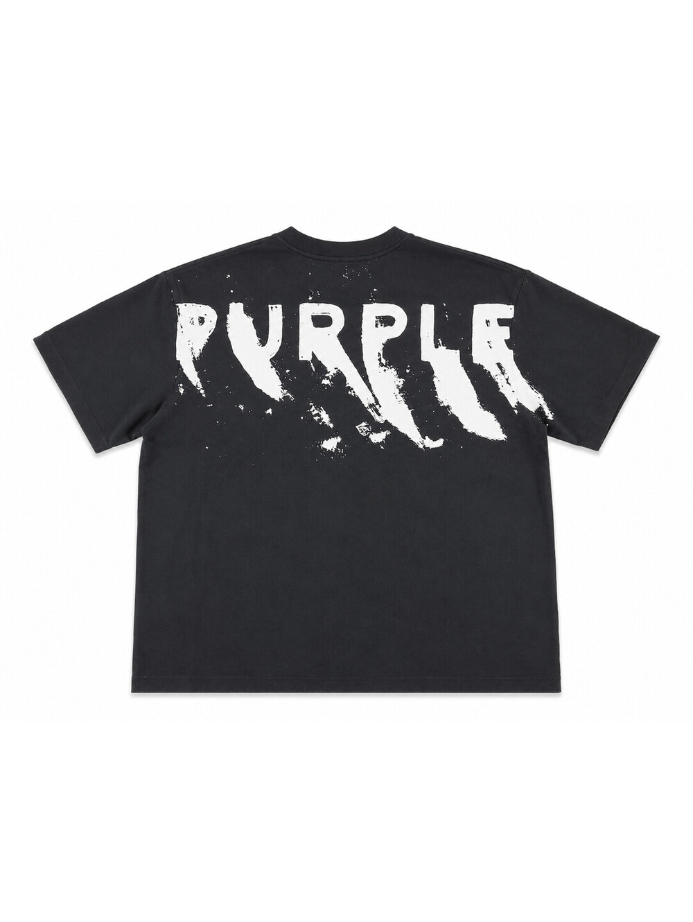PURPLE BRAND Men’s XL Black Wordmark Drip Logo Graphic Cotton T-Shirt NWT